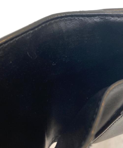 BOTTEGA VENETA（ボッテガベネタ）BOTTEGA VENETA (ボッテガベネタ) 2つ折り財布 ブラックの古着・服飾アイテム