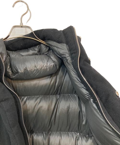 MARKAWARE（マーカウェア）MARKAWARE (マーカウェア) カシミヤフランネル / カシミヤダウンジャケット ブラック サイズ:SIZE 2の古着・服飾アイテム