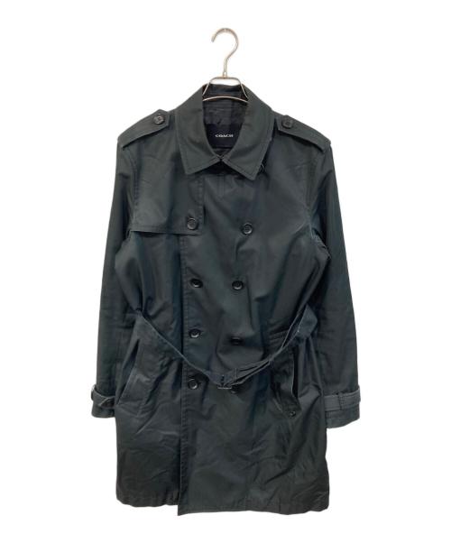 COACH（コーチ）COACH (コーチ) トレンチコート ブラック サイズ:SIZE Lの古着・服飾アイテム