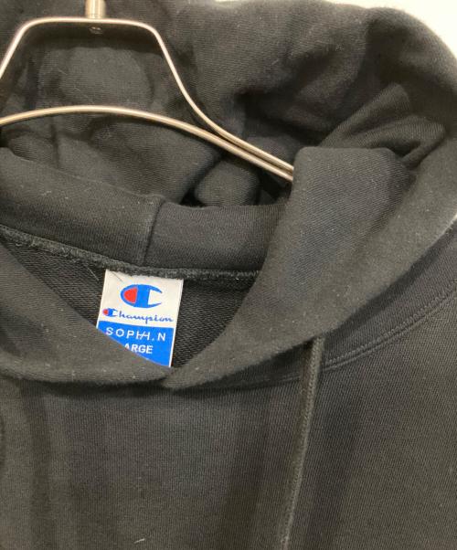 Champion（チャンピオン）Champion (チャンピオン) SOPH. (ソフ) HOODED PARKA ブラック サイズ:SIZE Lの古着・服飾アイテム