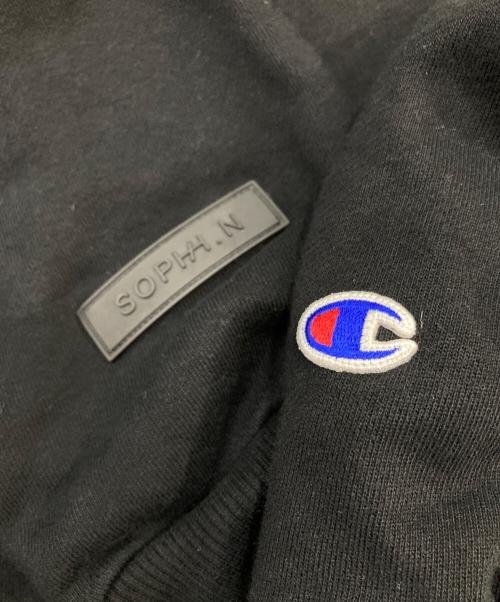 Champion（チャンピオン）Champion (チャンピオン) SOPH. (ソフ) HOODED PARKA ブラック サイズ:SIZE Lの古着・服飾アイテム
