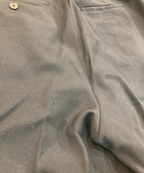 MARKWARE（マーカウェア）MARKWARE (マーカウェア) DOUBLE PLEATED TROUSERS/ダブル　プリーティッド　トラウザーズ ブラック サイズ:SIZE 2の古着・服飾アイテム