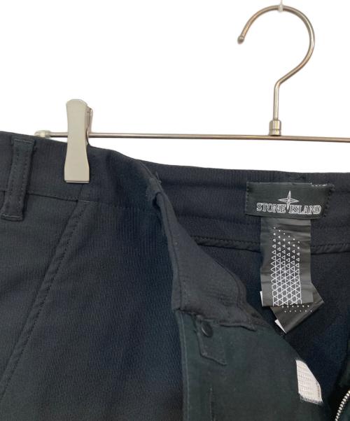 STONE ISLAND（ストーンアイランド）STONE ISLAND (ストーンアイランド) ストレッチコットンパンツ ブラック サイズ:48の古着・服飾アイテム