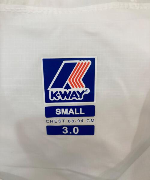 K-WAY（ケイウェイ）K-WAY (ケイウェイ) アノラックパーカー ホワイト サイズ:Sの古着・服飾アイテム