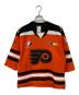 NHL（エヌエイチエル）の古着「Philadelphia Flyers/フィラデルフィア フライヤーズ　ゲームシャツ」｜オレンジ