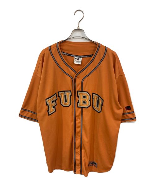 FUBU（フブ）FUBU (フブ) ゲームシャツ オレンジ サイズ:XXLの古着・服飾アイテム