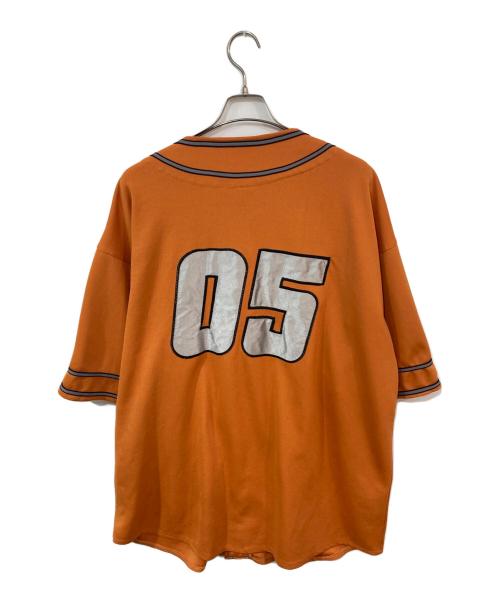 FUBU（フブ）FUBU (フブ) ゲームシャツ オレンジ サイズ:XXLの古着・服飾アイテム