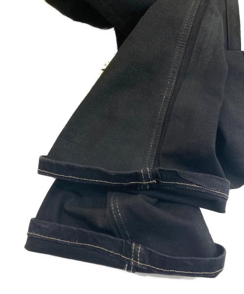 DRKSHDW（ダークシャドウ）DRKSHDW (ダークシャドウ) Waxed Detroit Cut Denim Jeans ブラック サイズ:32の古着・服飾アイテム