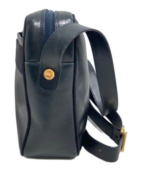 Salvatore Ferragamo（サルヴァトーレ フェラガモ）Salvatore Ferragamo (サルヴァトーレ フェラガモ) ヴァラリボンショルダーバッグ ネイビーの古着・服飾アイテム