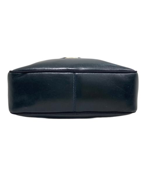 Salvatore Ferragamo（サルヴァトーレ フェラガモ）Salvatore Ferragamo (サルヴァトーレ フェラガモ) ヴァラリボンショルダーバッグ ネイビーの古着・服飾アイテム