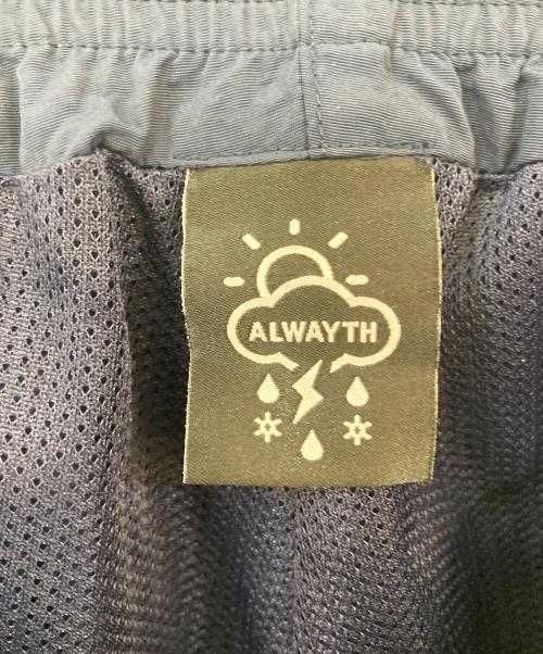 ALWAYTH（オールウェイズ）ALWAYTH (オールウェイズ) ナイロンパンツ ネイビー サイズ:Mの古着・服飾アイテム
