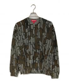 SUPREME（シュプリーム）の古着「Old English Printed Sweater/オールド イングリッシュ プリント セーター」｜カーキ