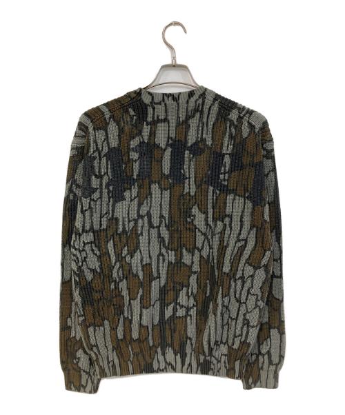 SUPREME（シュプリーム）SUPREME (シュプリーム) Old English Printed Sweater/オールド イングリッシュ プリント セーター カーキ サイズ:SIZE Mの古着・服飾アイテム