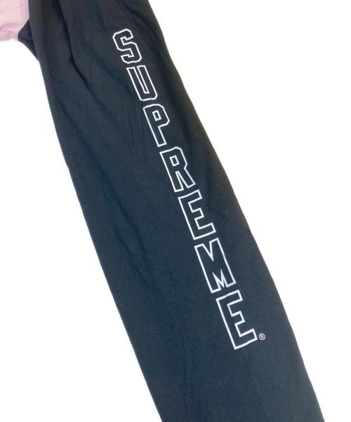 SUPREME（シュプリーム）SUPREME (シュプリーム) NUMBER (N)INE (ナンバーナイン) Mickey Mouse Raglan L/S Top/ミッキーマウスラグランロングスリーブトップ ブラック×ピンク サイズ:SIZE Mの古着・服飾アイテム