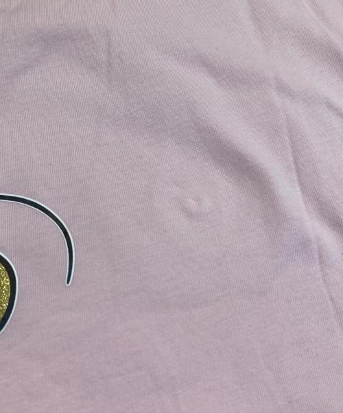 SUPREME（シュプリーム）SUPREME (シュプリーム) NUMBER (N)INE (ナンバーナイン) Mickey Mouse Raglan L/S Top/ミッキーマウスラグランロングスリーブトップ ブラック×ピンク サイズ:SIZE Mの古着・服飾アイテム