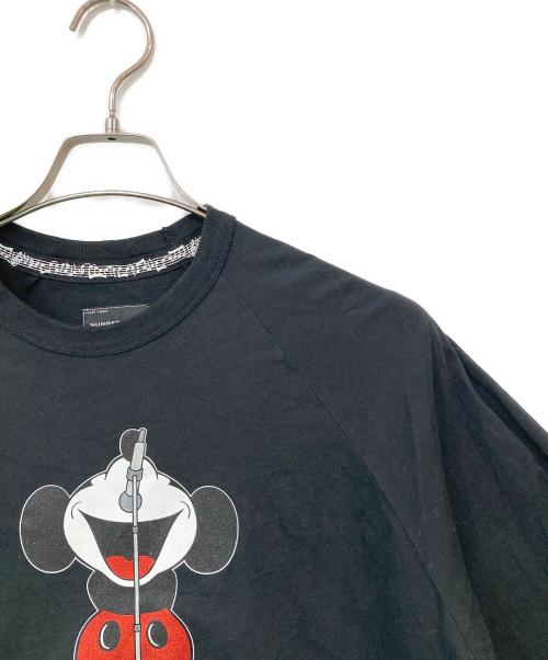SUPREME（シュプリーム）SUPREME (シュプリーム) NUMBER (N)INE (ナンバーナイン) Mickey Mouse Raglan L/S Top/ミッキーマウスラグランロングスリーブトップ ブラック サイズ:SIZE Mの古着・服飾アイテム
