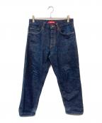 SUPREMEシュプリーム）の古着「Rigid Loose Fit Selvedge Jean/リジッド ルーズ フィット セルビッジ ジーンズ」｜インディゴ