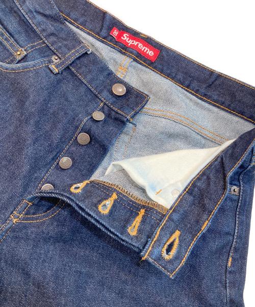 SUPREME（シュプリーム）SUPREME (シュプリーム) Rigid Loose Fit Selvedge Jean/リジッド ルーズ フィット セルビッジ ジーンズ インディゴ サイズ:SIZE 30の古着・服飾アイテム
