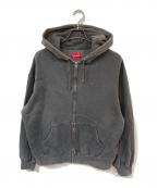 SUPREMEシュプリーム）の古着「Overdyed Small Box Zip Up Hooded」｜グレー