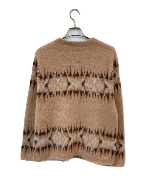 SUPREME（シュプリーム）SUPREME (シュプリーム) Abstract Stripe Cardigan/アブストラクト ストライプ カーディガン ベージュ サイズ:SIZE Mの古着・服飾アイテム