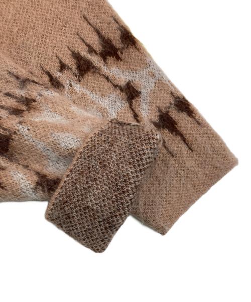 SUPREME（シュプリーム）SUPREME (シュプリーム) Abstract Stripe Cardigan/アブストラクト ストライプ カーディガン ベージュ サイズ:SIZE Mの古着・服飾アイテム