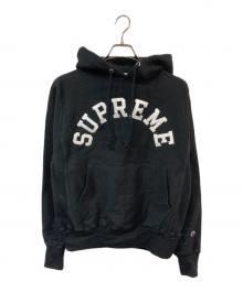 SUPREME×Champion REVERSE WEAVE（シュプリーム×チャンピオン リバース ウィーブ）の古着「Hooded Sweatshirt/フーデッド スウェットシャツ」｜ブラック