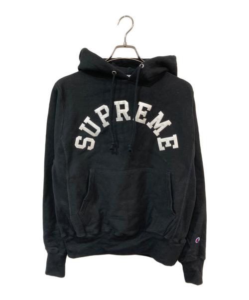 SUPREME（シュプリーム）SUPREME (シュプリーム) Champion REVERSE WEAVE (チャンピオン リバース ウィーブ) Hooded Sweatshirt/フーデッド スウェットシャツ ブラック サイズ:SIZE Sの古着・服飾アイテム