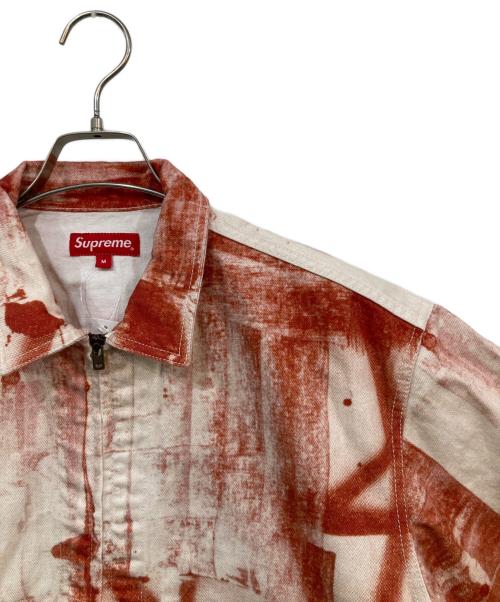 SUPREME（シュプリーム）SUPREME (シュプリーム) Christopher Wool  Denim Work Jacket/クリストファー ウール デニム ワーク ジャケット レッド サイズ:SIZE Mの古着・服飾アイテム