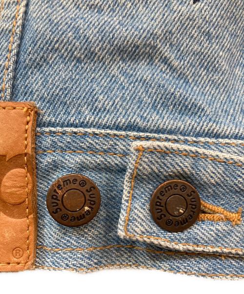 SUPREME（シュプリーム）SUPREME (シュプリーム) MLB (エムエルビー) New York Yankees Denim Trucker Jacket インディゴ サイズ:SIZE Mの古着・服飾アイテム