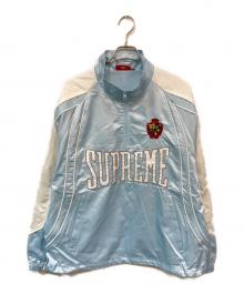 SUPREME（シュプリーム）の古着「Satin Piping Pullover/サテン パイピング プルオーバー」｜スカイブルー
