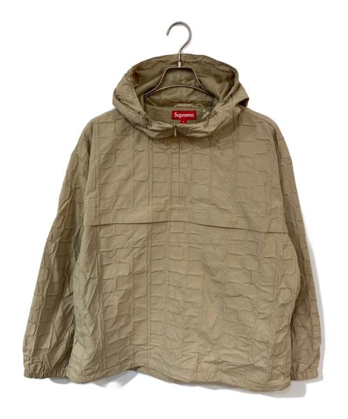 SUPREME（シュプリーム）SUPREME (シュプリーム) Repeat Stitch Anorak カーキ サイズ:SIZE Lの古着・服飾アイテム