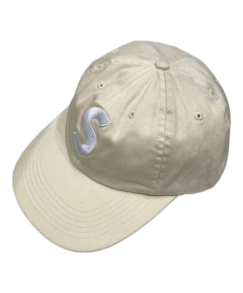 SUPREME（シュプリーム）SUPREME (シュプリーム) Pigment Coated S Logo 6-Panel/ピグメント コーテッド Sロゴ 6パネル アイボリーの古着・服飾アイテム