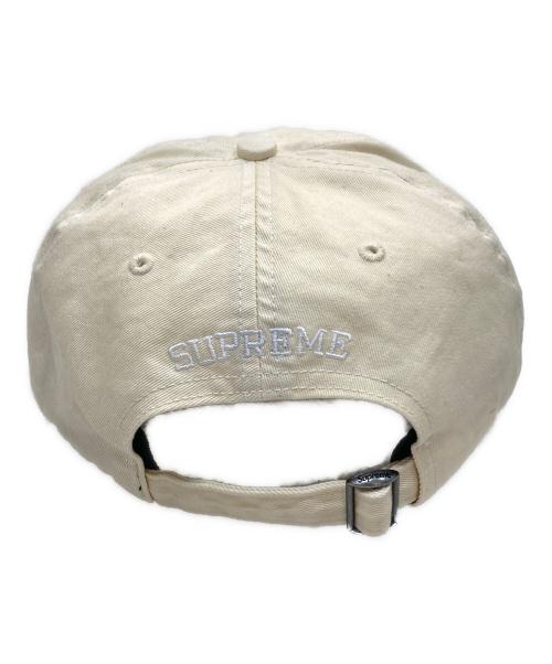 SUPREME（シュプリーム）SUPREME (シュプリーム) Pigment Coated S Logo 6-Panel/ピグメント コーテッド Sロゴ 6パネル アイボリーの古着・服飾アイテム
