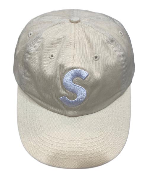 SUPREME（シュプリーム）SUPREME (シュプリーム) Pigment Coated S Logo 6-Panel/ピグメント コーテッド Sロゴ 6パネル アイボリーの古着・服飾アイテム