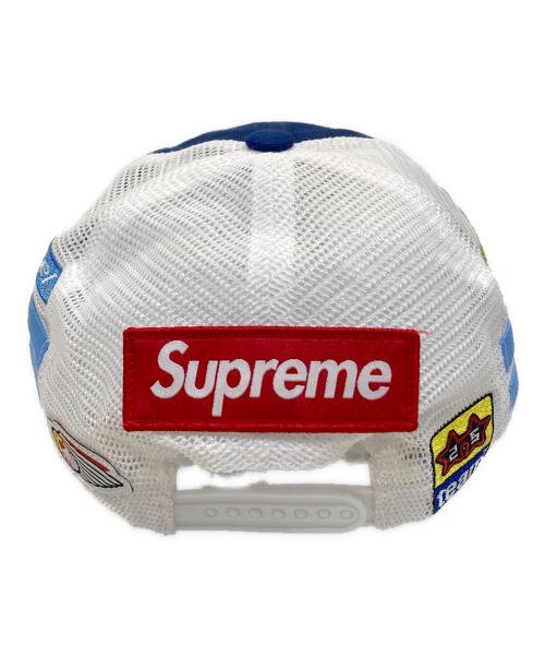 SUPREME（シュプリーム）SUPREME (シュプリーム) SquarePants Jeff Hamilton Mesh Back 6-Panel/スクエアパンツジェフハミルトンメッシュブラック6-パネル ネイビー×ホワイトの古着・服飾アイテム