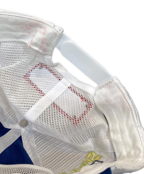 SUPREME（シュプリーム）SUPREME (シュプリーム) SquarePants Jeff Hamilton Mesh Back 6-Panel/スクエアパンツジェフハミルトンメッシュブラック6-パネル ネイビー×ホワイトの古着・服飾アイテム