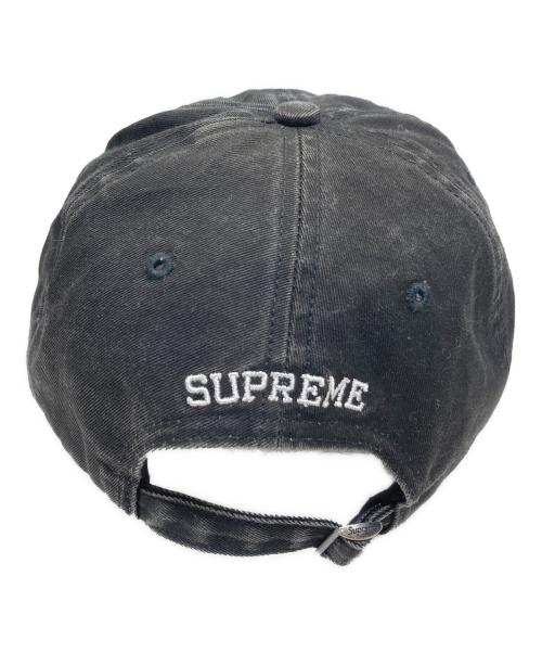 SUPREME（シュプリーム）Supreme (シュプリーム) Pigment Coated 2-Tone S Logo 6Panel Cap/ピグメント コーテッド ツートーン Sロゴ 6パネル キャップ ブラックの古着・服飾アイテム