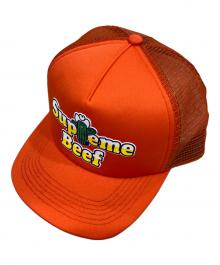 SUPREME（シュプリーム）の古着「キャップ」｜オレンジ