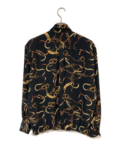 PT TORINO（ピーティートリノ）PT TORINO (ピーティートリノ) baroque pattern zip-up jacket/バロック パターン ジップアップ ジャケット ブラック サイズ:SIZE 39の古着・服飾アイテム