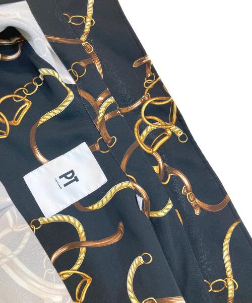 PT TORINO（ピーティートリノ）PT TORINO (ピーティートリノ) baroque pattern zip-up jacket/バロック パターン ジップアップ ジャケット ブラック サイズ:SIZE 39の古着・服飾アイテム