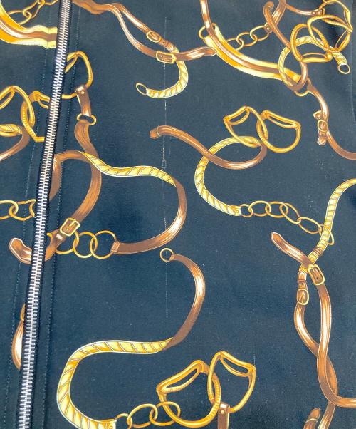 PT TORINO（ピーティートリノ）PT TORINO (ピーティートリノ) baroque pattern zip-up jacket/バロック パターン ジップアップ ジャケット ブラック サイズ:SIZE 39の古着・服飾アイテム