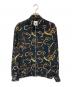 PT TORINO（ピーティートリノ）の古着「baroque pattern zip-up jacket/バロック パターン ジップアップ ジャケット」｜ブラック