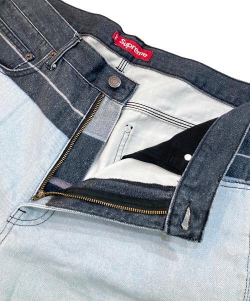 SUPREME（シュプリーム）SUPREME (シュプリーム) Damien Hirst Painter Jean/ダミアン ハースト ペインター ジーン スカイブルー×グレー サイズ:SIZE 34の古着・服飾アイテム