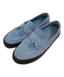 LAST RESORT AB（ラストリゾートエービー）の古着「スウェードシューズ」｜スカイブルー