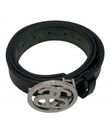 stussy（ステューシー）の古着「SS-LINK BUCKLE BELT/SSリンク バックル ベルト」｜ブラック