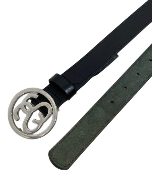 stussy（ステューシー）stussy (ステューシー) SS-LINK BUCKLE BELT/SSリンク バックル ベルト ブラック サイズ:SIZE Lの古着・服飾アイテム