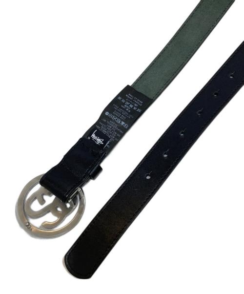 stussy（ステューシー）stussy (ステューシー) SS-LINK BUCKLE BELT/SSリンク バックル ベルト ブラック サイズ:SIZE Lの古着・服飾アイテム