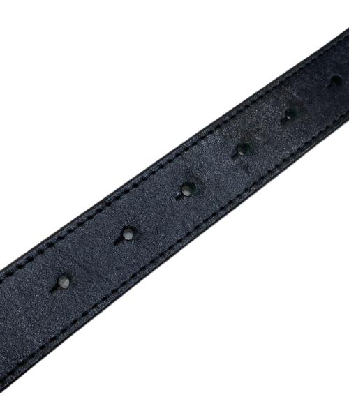 stussy（ステューシー）stussy (ステューシー) SS-LINK BUCKLE BELT/SSリンク バックル ベルト ブラック サイズ:SIZE Lの古着・服飾アイテム