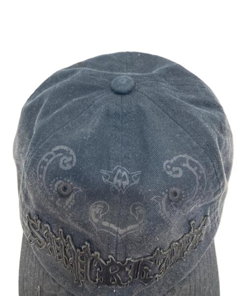 SUPREME（シュプリーム）SUPREME (シュプリーム) Leather Applique 6-Panel ブラック サイズ:FREEの古着・服飾アイテム