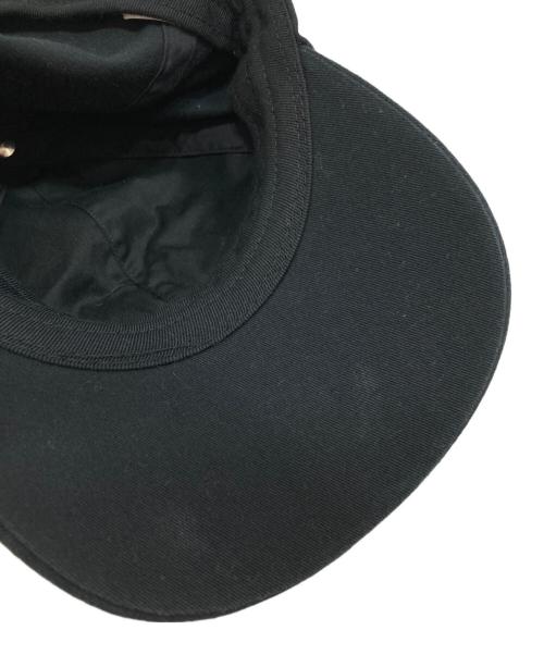 SUPREME（シュプリーム）SUPREME (シュプリーム) Leather Applique 6-Panel ブラック サイズ:FREEの古着・服飾アイテム